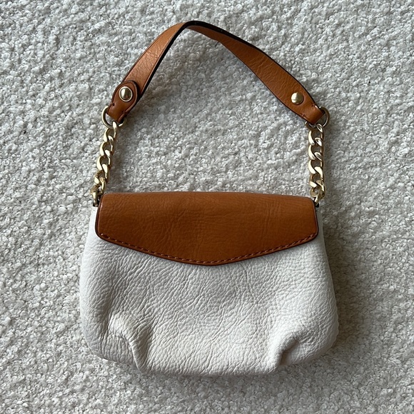 Michael Kors white and brown leather mini bag - Picture 2 of 6